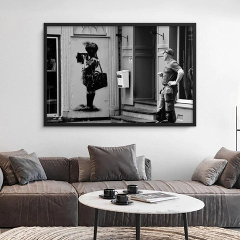 tableau deco noir et blanc